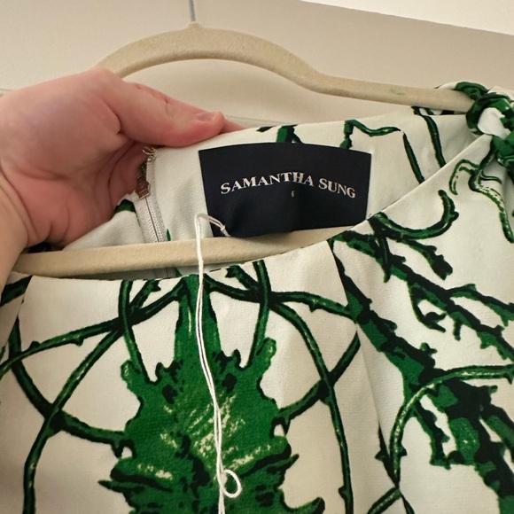 Green Samantha Sung Tailored Dress - Picture 6 of 10